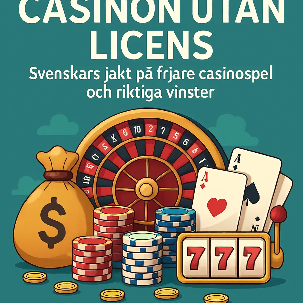 Casinon utan licens – Svenskars jakt på friare casinospel och riktiga vinster