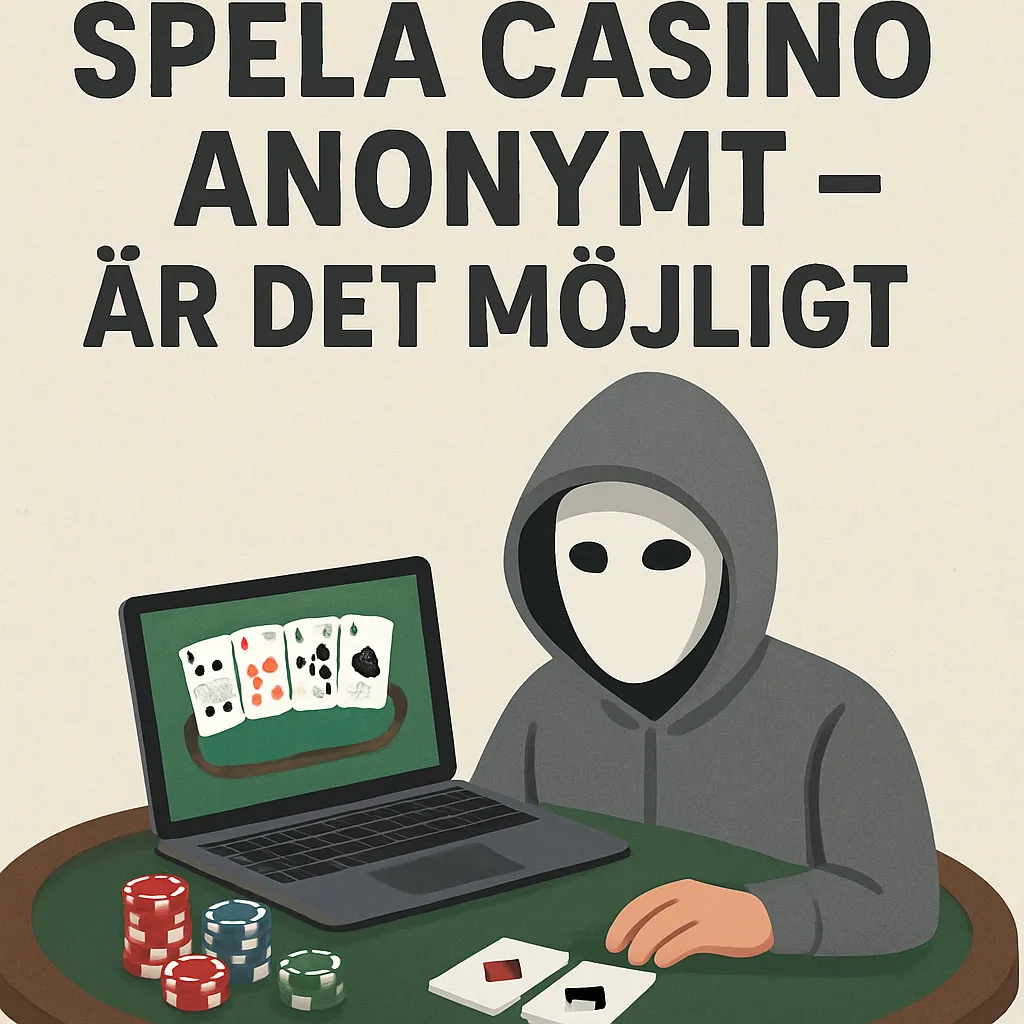 Spela casino anonymt – är det möjligt